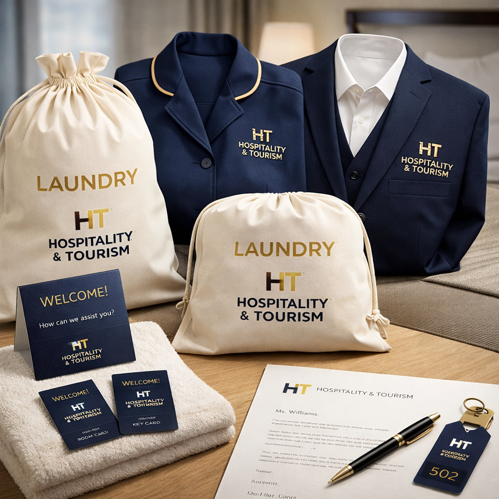 Hospitality branding and merchandise by Eljaya